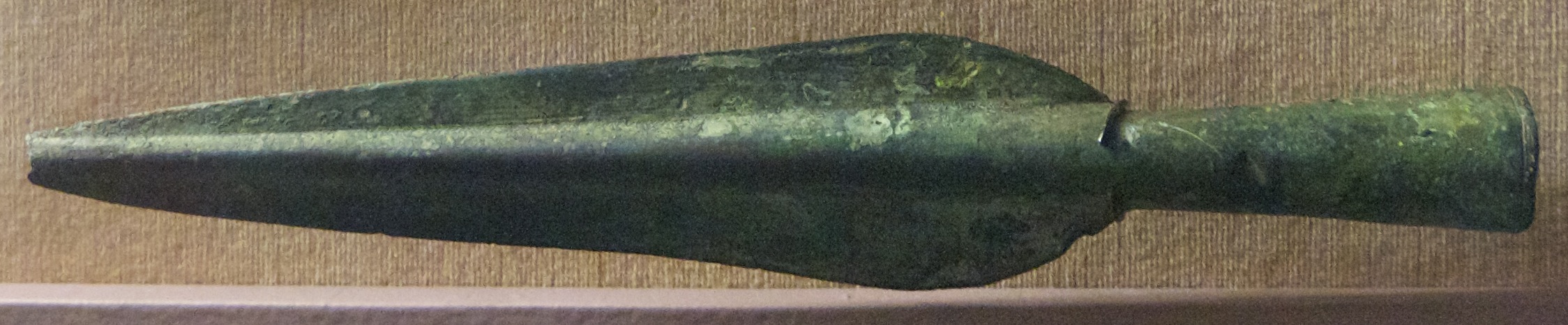 Egyptian bronze spear from Banha, 2nd millennium BC