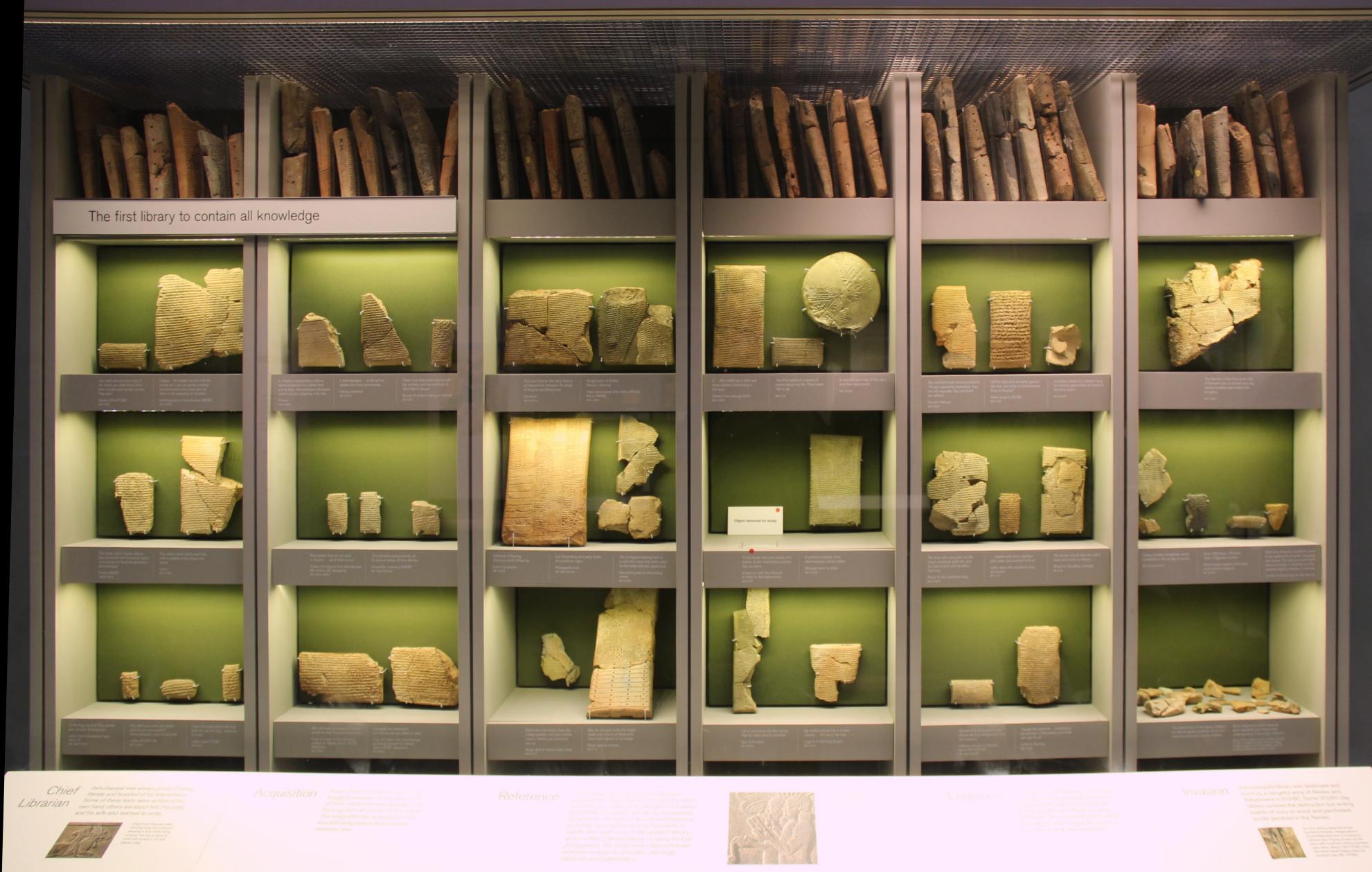 The Library of Ashurbanipal in the British Museum